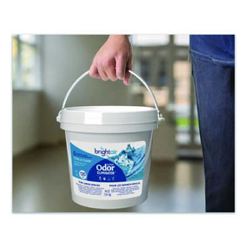 BRIGHT Air Super Odor Eliminator Gel for Large Spaces, Cool and Clean, 64 oz Tub (901129)