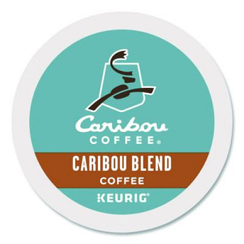 Caribou Coffee Caribou Blend Coffee K-Cups, 0.4 oz, 44/Box (2124056)