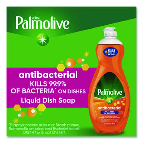 Palmolive Ultra Antibacterial Dishwashing Liquid, Orange Scent. 32.5 oz Bottle (45072EA)
