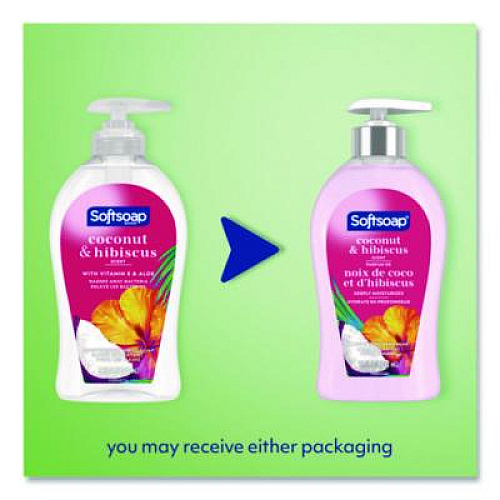 Softsoap Liquid Hand Soap Pump, Coconut and Hibiscus Scent, 11.25 oz (US07157A)