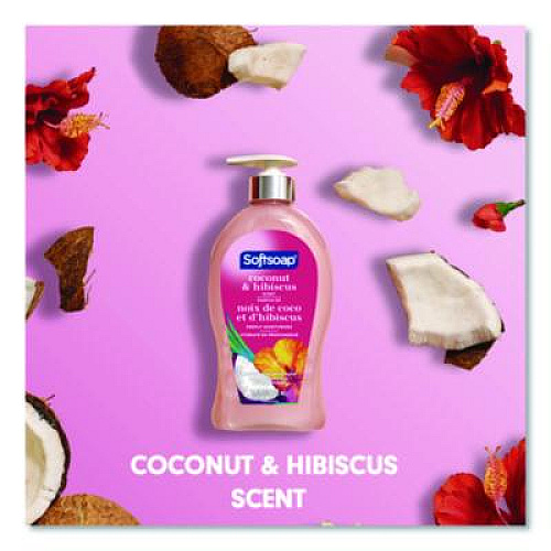 Softsoap Liquid Hand Soap Pump, Coconut and Hibiscus Scent, 11.25 oz (US07157A)