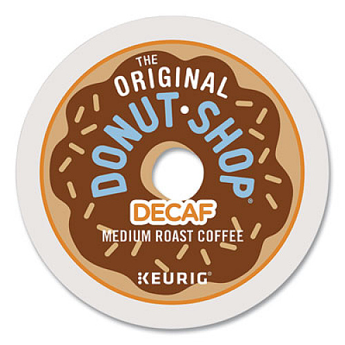 The Original Donut Shop Decaf Coffee K-Cups, 0.39 oz, 22/Box (60224101)