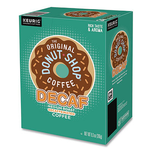 The Original Donut Shop Decaf Coffee K-Cups, 0.39 oz, 22/Box (60224101)