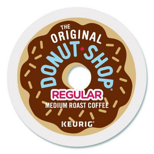 The Original Donut Shop Donut Shop Coffee K-Cups, Regular, 0.39 oz, 48/Box (1635475)