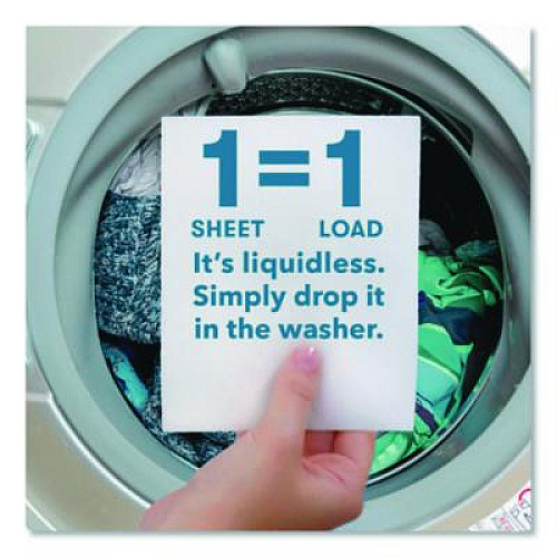 ECOS Liquidless Laundry Detergent Sheets, Magnolia and Lily, 6.17 oz Box, 50 Sheets (953610)