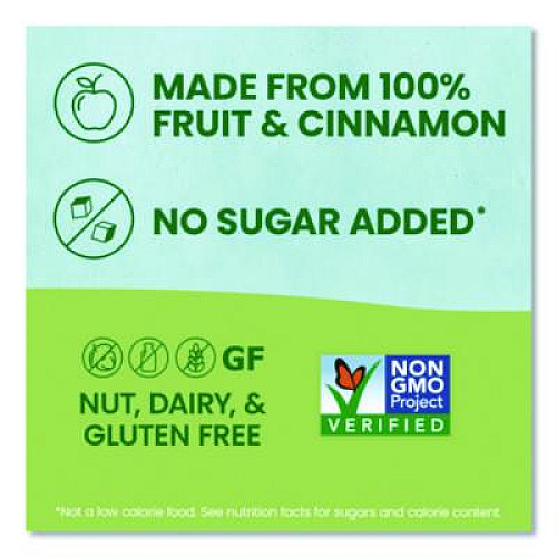 GoGo Squeez Fruit on the Go, (10) Apple/(10) Apple Cinnamon, 3.2 oz Pouch, 20/Box (24331019)