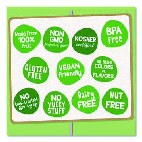 GoGo Squeez Fruit on the Go, (10) Apple/(10) Apple Cinnamon, 3.2 oz Pouch, 20/Box (24331019)