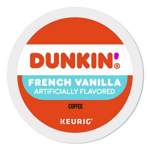 Green Mountain Coffee French Vanilla Coffee K-Cup Pods, 0.37 oz, 22/Box, 4 Boxes/Carton (400847)