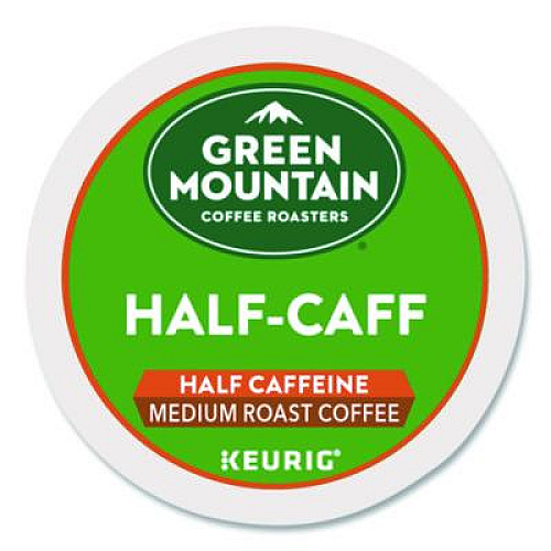 Green Mountain Coffee Half-Caff Coffee K-Cups, 0.33 oz, 48/Box (2140552)