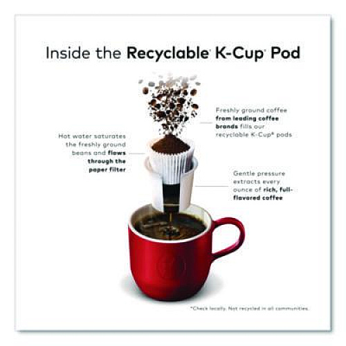 K-Cup Pods, Dunkin' Decaf, 44/Box (24306977)
