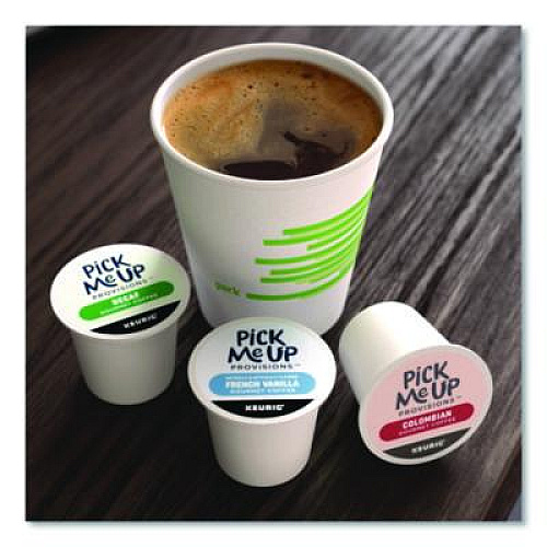 Pick Me Up Provisions French Vanilla Coffee K-Cups, 24/Box (24382842)