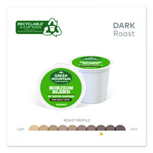 Green Mountain Coffee Horizon Blend by Kevin Costner Coffee K-Cups, 0.37 oz, 24/Box (5000379575)