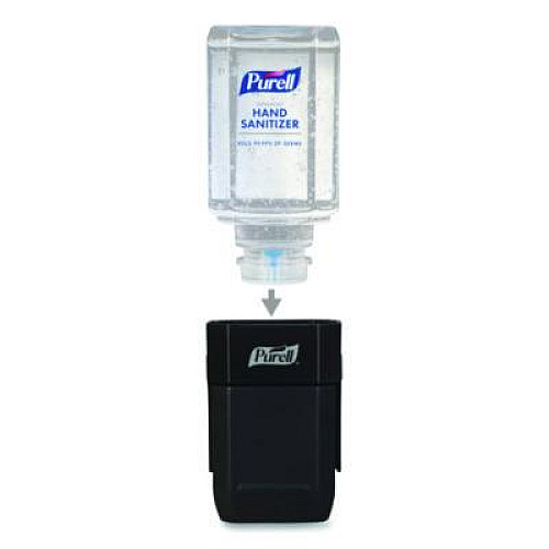 PURELL ES1 Hand Sanitizer Dispenser Starter Kit, 450 mL, 3.12 x 5.88 x 5.81, Graphite (4424D6)