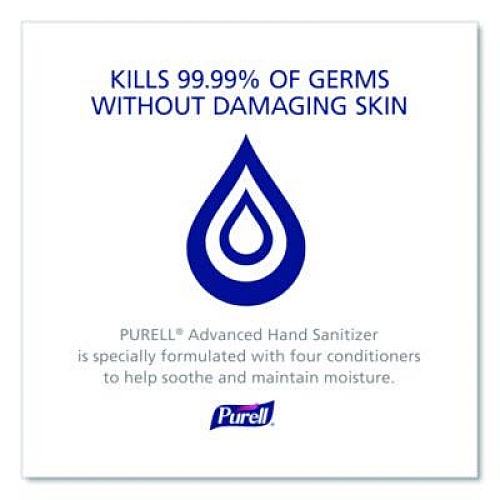 PURELL ES1 Hand Sanitizer Dispenser Starter Kit, 450 mL, 3.12 x 5.88 x 5.81, Graphite (4424D6)
