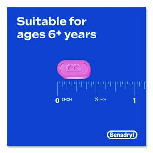 Benadryl Allergy Ultratabs Tablets, Two-Pack, 60 Packs/Box (17060)