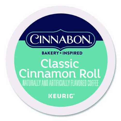 Cinnabon Classic Cinnamon Roll Coffee K-Cups, 0.33 oz, 48/Box (24297522)