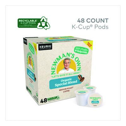 Newman's Own Organics Special Blend Coffee K-Cups, 48/Box (24306978)
