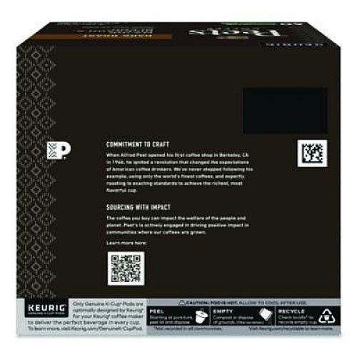 Peet's Coffee & Tea Major Dickason's Blend K-Cups, 0.44 oz, 40/Box (24306979)