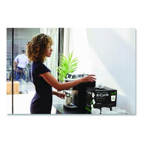 Keurig K-Cycle K-Cup Pod Recycling Station, Plastic, Black/Green/White, 5/Pack (5000350630)