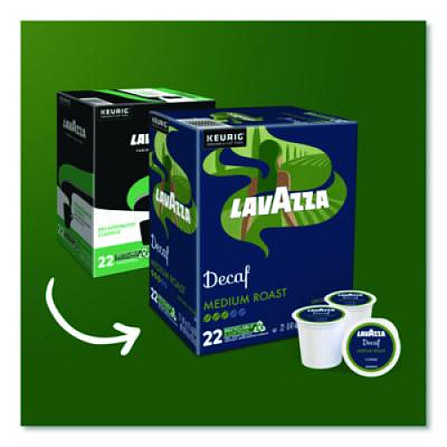 Lavazza Classico Coffee K-Cups, Decaf, 0.41 oz, 22/Box (5000375720)