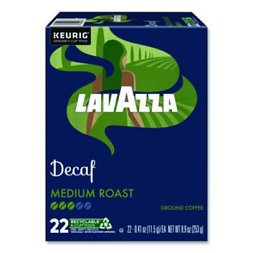Lavazza Classico Coffee K-Cups, Decaf, 0.41 oz, 22/Box (5000375720)