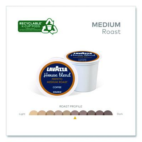 Lavazza Perfetto Coffee K-Cups, House Blend, 0.41 oz, 22/Box (5000382580)