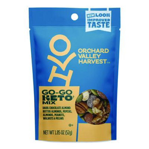 Orchard Valley Harvest Go-Go Keto Mix, 1.85 oz Bag, 14/Carton (JOH14045)