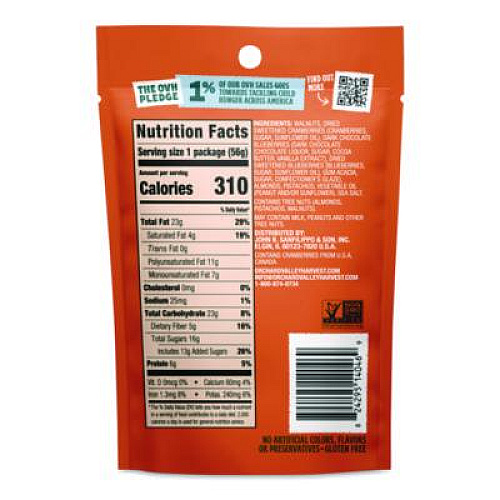 Orchard Valley Harvest Omega-3 Mix, 2 oz Bag, 14/Carton (JOH14046)