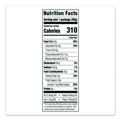 Orchard Valley Harvest Omega-3 Mix, 2 oz Bag, 14/Carton (JOH14046)