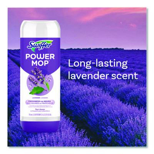Swiffer PowerMop Refill Cleaning Solution, Lavender Scent, 25.3 oz Refill Bottle, 2/Pack (08423)