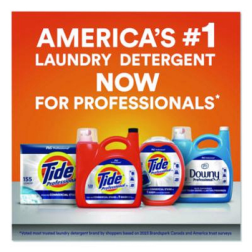 Tide Professional Commercial HE Liquid Laundry Detergent, 129 Loads, 170 oz Bottle with Dispensing Tap (13946)