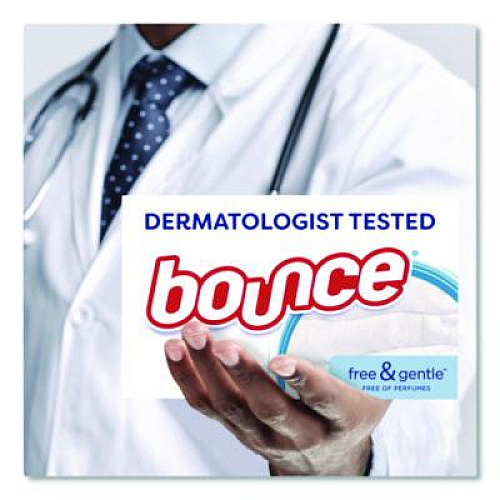 Bounce free and gentle Dryer Sheets, Fragrance-Free, 240/Box (24684BX)