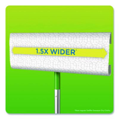 Swiffer Sweeper XL Dry Refill Cloths, 16.9 x 9.8, White, 16/Box (33903)