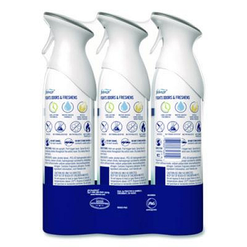 Febreze AIR, Heavy-Duty Crisp Clean, 8.8 oz Aerosol Spray, 3/Pack (74601)