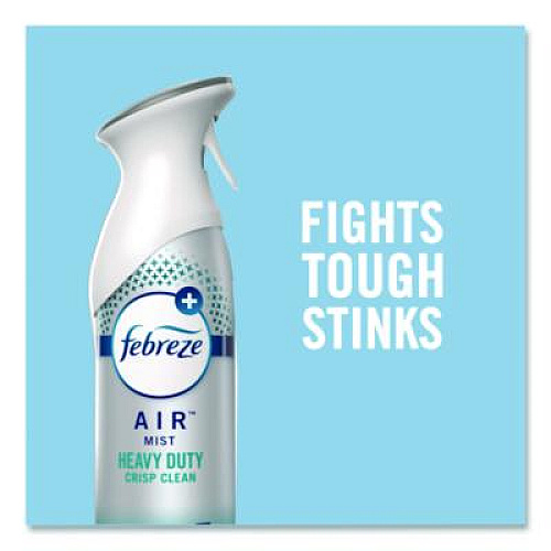 Febreze AIR, Heavy-Duty Crisp Clean, 8.8 oz Aerosol Spray, 3/Pack (74601)