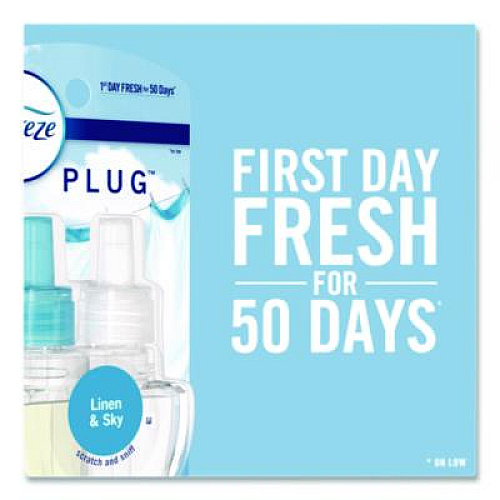 Febreze PLUG Air Freshener Warmer Start Kit, Clear/White (90121)