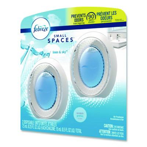 Febreze smallSPACES, Linen and Sky, 0.25 oz, 2/Pack (93326EA)