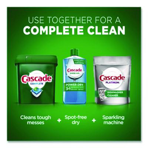 Cascade Action Pacs, Fresh Scent, 40.9 oz Tub, 78/Pack (97722)
