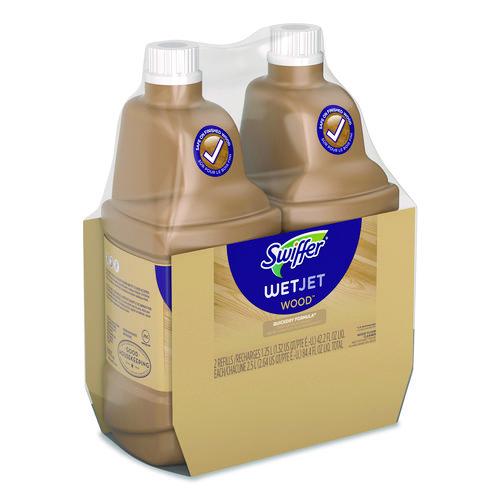 WetJet System Wood Cleaning Solution Refill, Woodsy Scent, 42.2 oz Bottle, 2/Pack (99925)