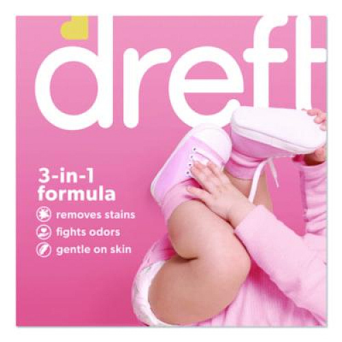 Dreft Ultra Laundry Detergent, Stage 1: Newborn, 150 oz Bottle with Dispensing Top (121283241)