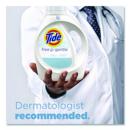 Tide Free and Gentle Liquid Laundry Detergent, 64 Loads, 84 oz Bottle (1389041828)