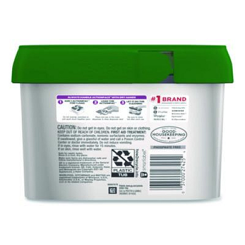 Cascade Action Pacs+Oxi, Fresh Scent, 26.7 oz Tub, 48/Pack (3700027425)