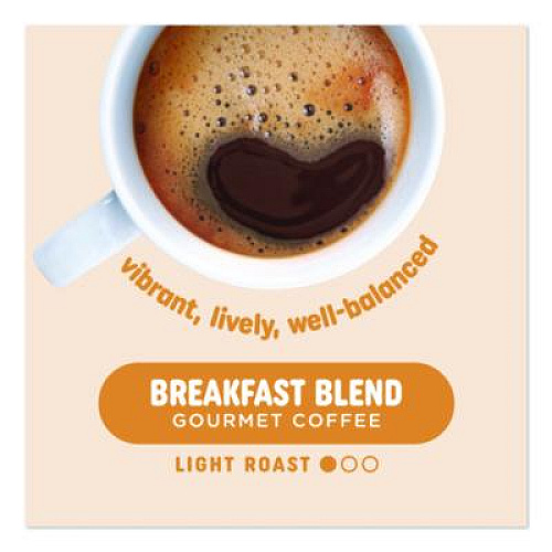 Pick Me Up Provisions Breakfast Blend Coffee K-Cups, 24/Box (5000381024)