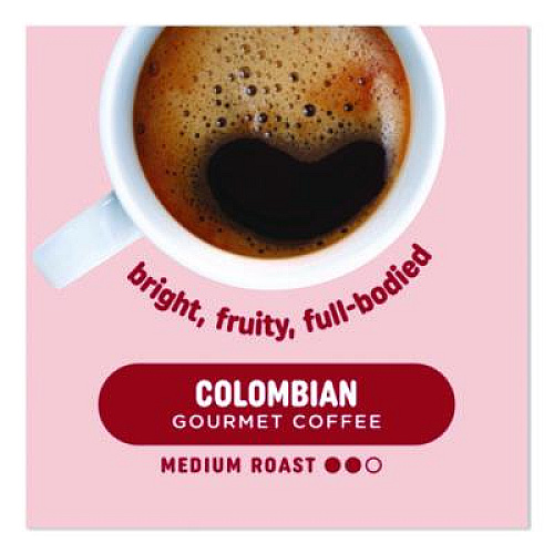 Pick Me Up Provisions Colombian Coffee K-Cups, 24/Box (5000381025)