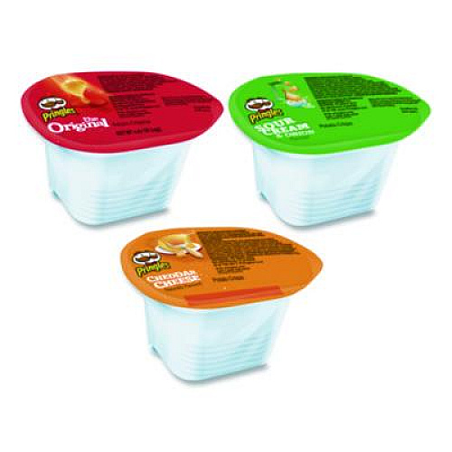 Pringles Variety Pack Potato Chips, Sour Cream and Onion/Cheddar Cheese/Original, 0.67 oz/0.74 oz Cans, 72/Carton (KEE18251)