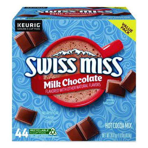 Swiss Miss Milk Chocolate Hot Cocoa K-Cups, 0.65 oz, 44/Box (2259481)