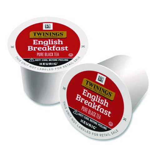 TWININGS Tea K-Cups, English Breakfast. 0.11, 24/Box (TNA85780)
