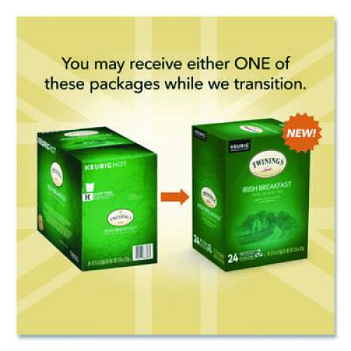 TWININGS Tea K-Cups, Irish Breakfast, 0.11 oz, 24/Box (TNA87303)