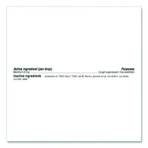 HALLS Relief Menthol Cough Suppressant - Oral Anesthetic, Cherry, 30/Pack (621825221OWN)