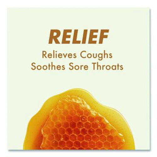 HALLS Relief Menthol cough Suppressant - Oral Anesthetic, Honey Lemon, 30/Pack (621835306OWN)
